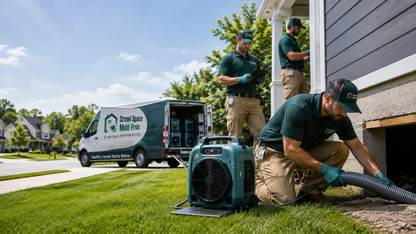 Crawl Space Mold Removal in Clarkston, UT